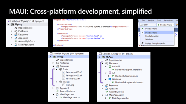 MAUI: cross platform development, simplified