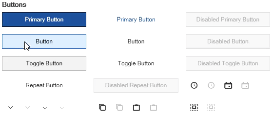 Reveal Focus Applied to Buttons