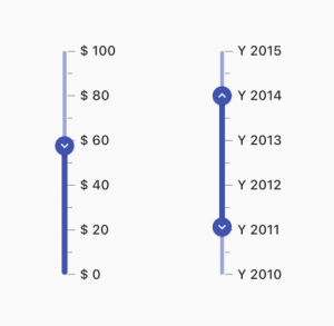Thumb Icons in Flutter Vertical Slider and Range Slider