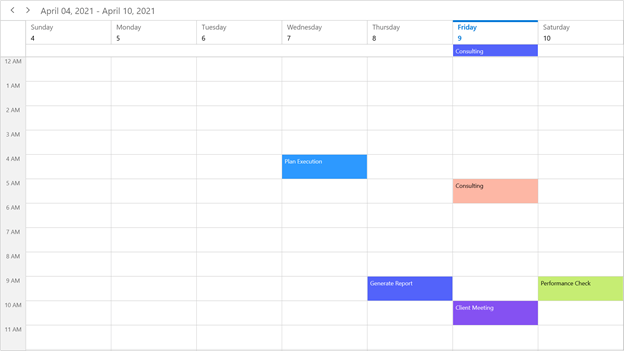 WinUI 3 Project Reunion Scheduler