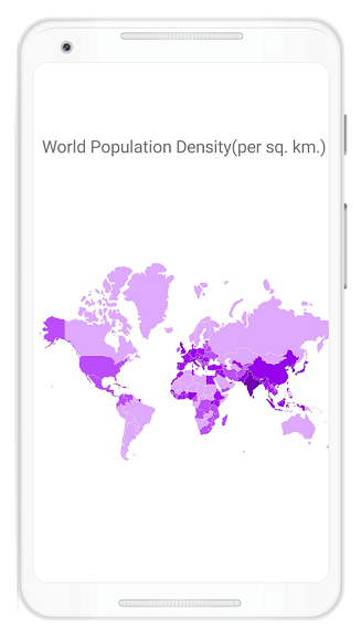 Applying Colors to the Choropleth Map in a Xamarin Application