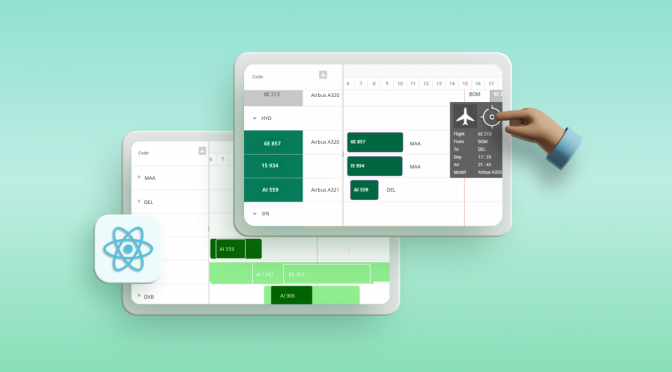 Develop a Flight Tracker Application With React Gantt Chart