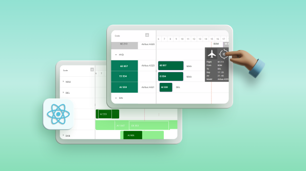 Develop a Flight Tracker Application With React Gantt Chart