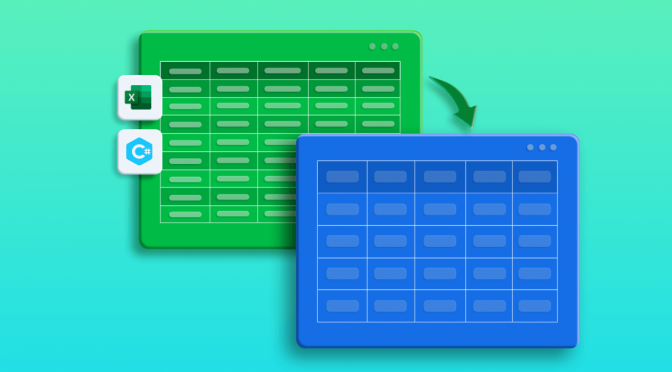 Export Data from Excel to Data Tables with Customization in C#