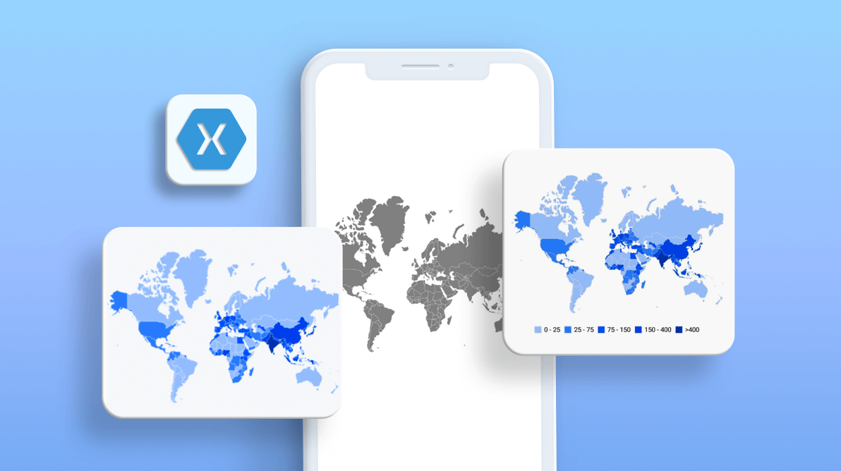 How to Create a Choropleth Map in a Xamarin Application
