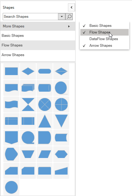 Adding a Gallery of Reusable Shapes in WPF Diagram Control