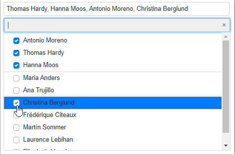 Checkbox Mode in Blazor MultiSelect Dropdown