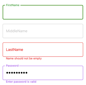 Color Customizations in Xamarin.Forms DataForm