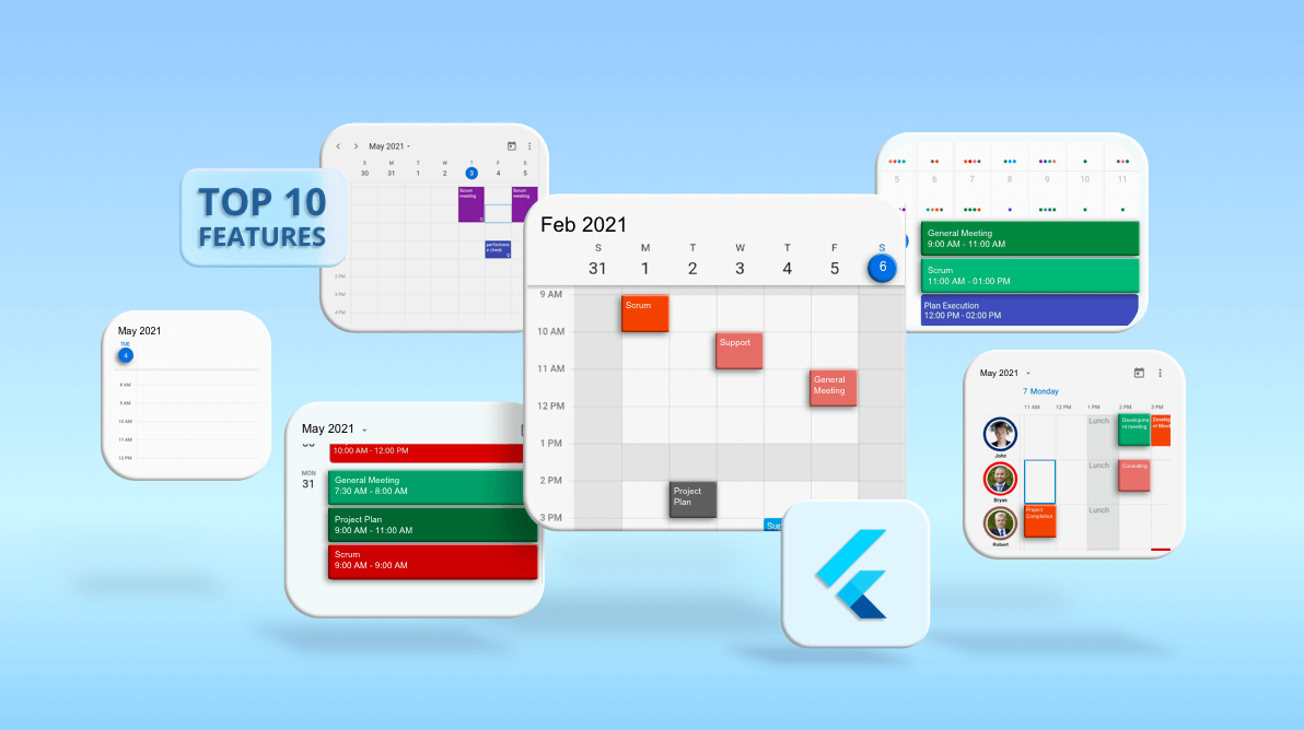 Top 10 Features of Flutter Event Calendar