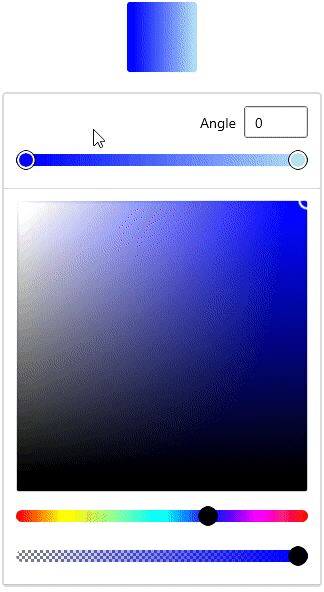 Editing Gradient Stops in WinUI DropDown ColorPicer