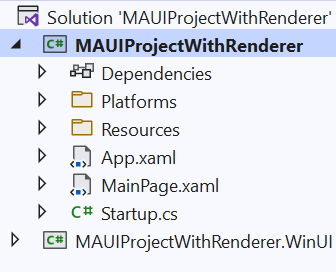 MAUI Project With Renderer