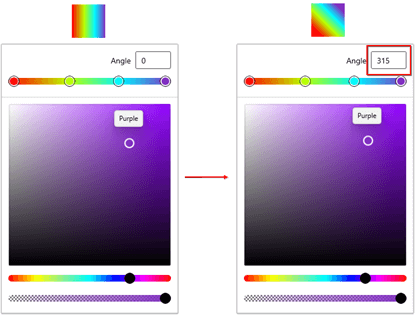 Simple Editor for Linear Gradient