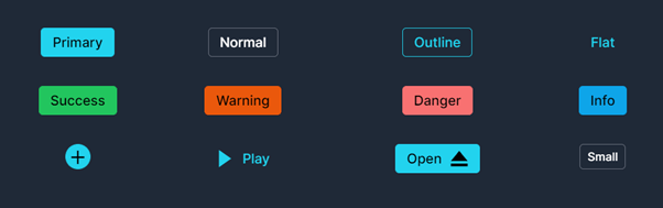 Buttons with Tailwind CSS Dark Theme