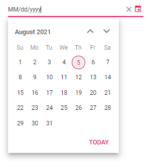 Configuring Mask Placeholder in Angular DatePicker
