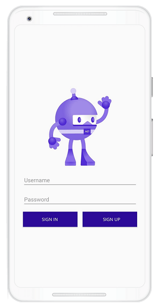 .NET MAUI App with Simple Login Page