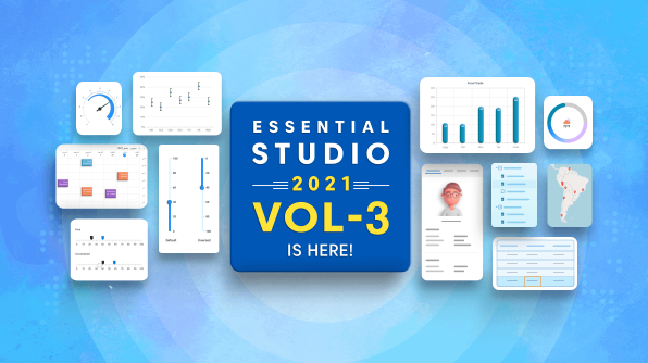 Syncfusion Essential Studio 2021 Volume 3 Is Here!