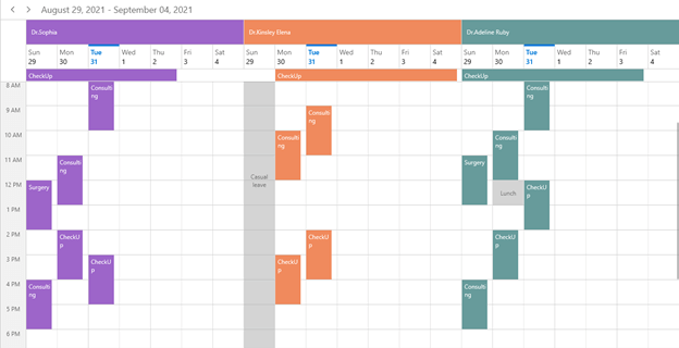 Tracking Resources Availabilty in WinUI Scheduler