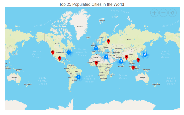 Visualizing Mapbox service in Blazor Maps