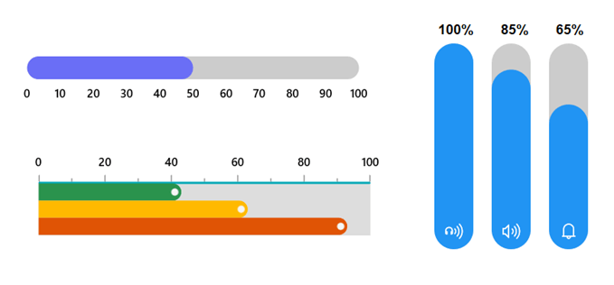 Bar Pointer Customization in WinUI Linear Gauge