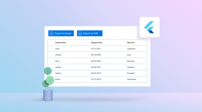 Easily Export DataGrid to Excel and PDF in Flutter