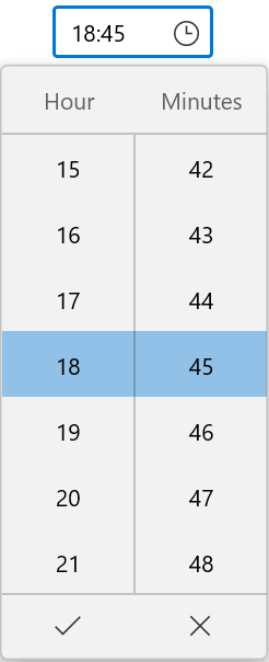 24 Hours Time Format in WinUI Time Picker Control