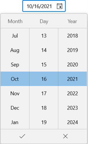 Adding WinUI Date Picker Control to an Application