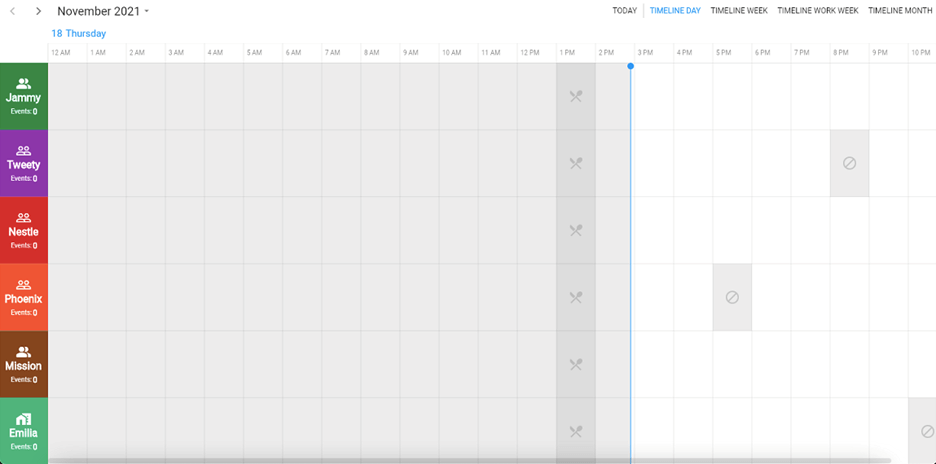 Customizing the Resource View Header in Flutter Event Calendar