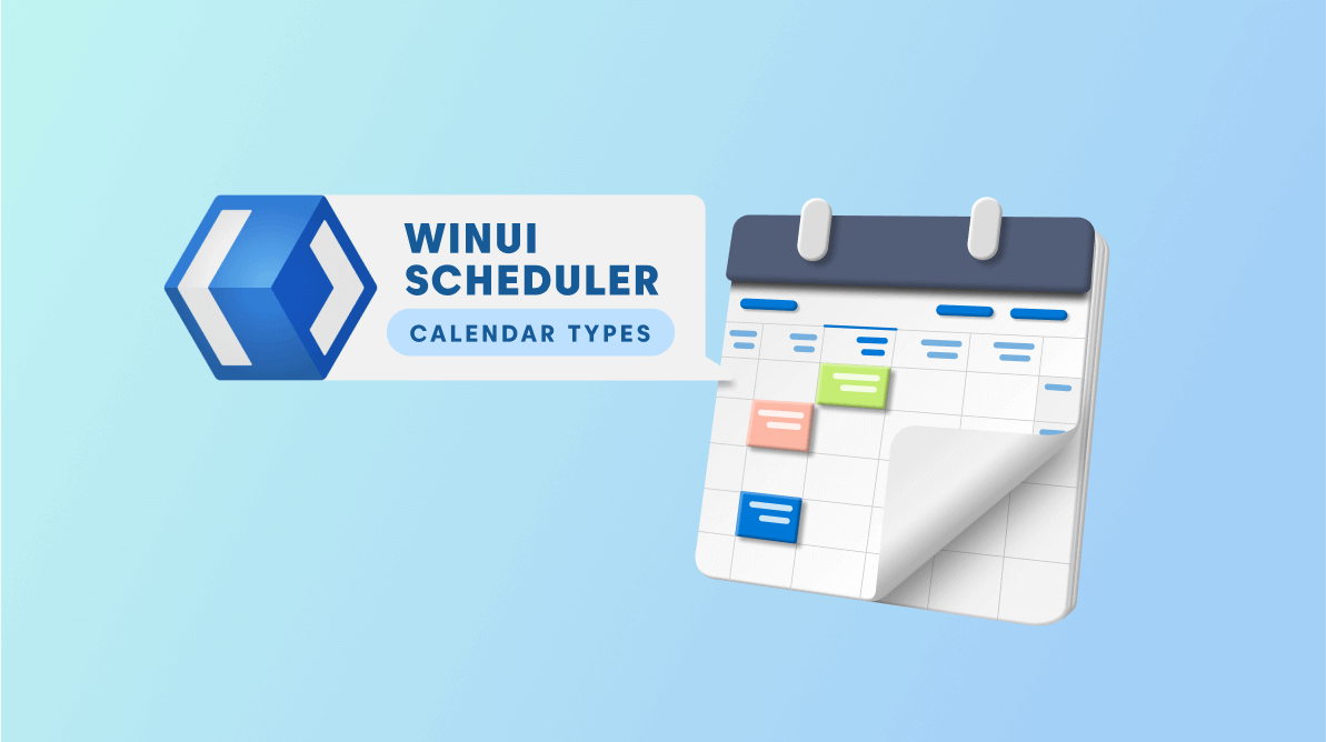 Exploring the Calendar Types in WinUI Scheduler