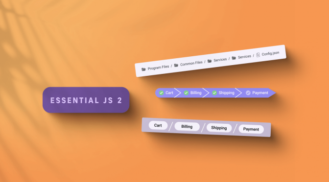 Introducing JavaScript Breadcrumb Control in Essential JS 2