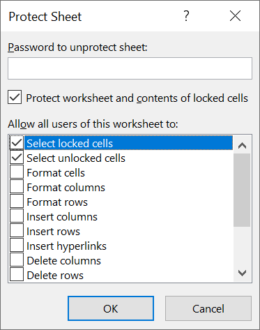 Custom Protection Options