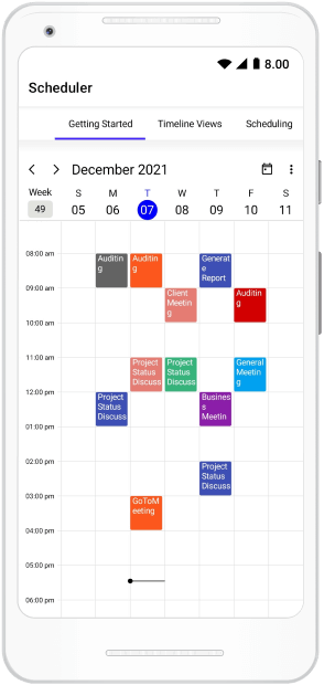 .NET MAUI Scheduler