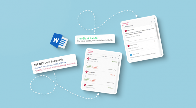 Review Word Documents with Track Changes and Comments in a Web Application