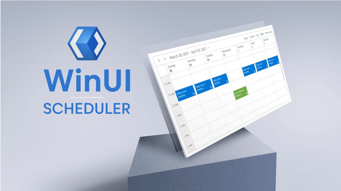 Easily Schedule Recurring Events in WinUI Scheduler