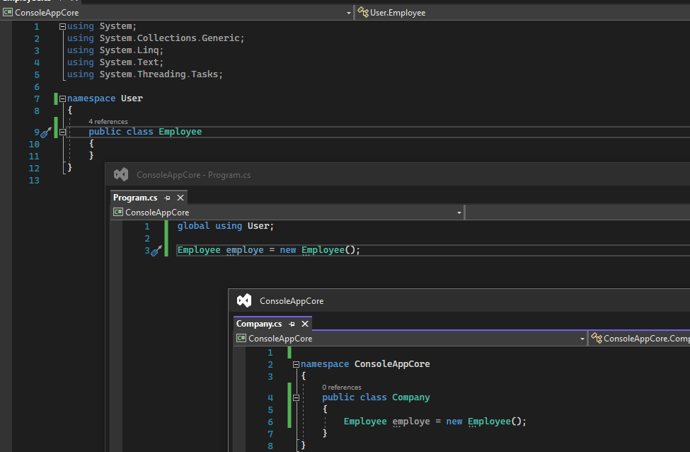 Global Using in C# 10