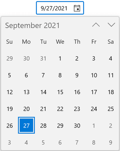 Disabling AllowNull Property in WinUI Calendar Date Picker