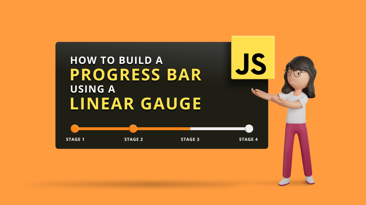 Build a Progress Bar in JavaScript Using a Linear Gauge