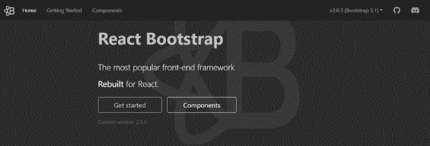 React Bootstrap