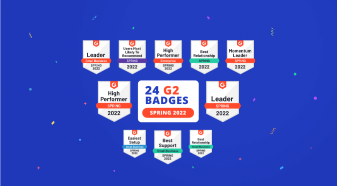 Syncfusion Receives 24 G2 Badges – Spring 2022