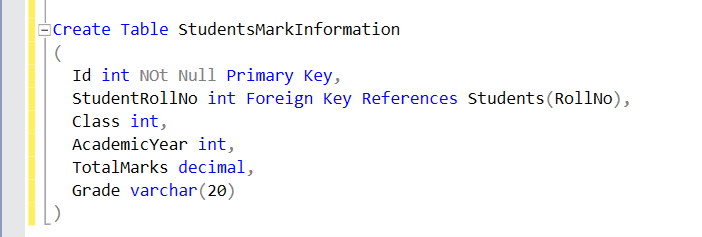 foreign key keyword