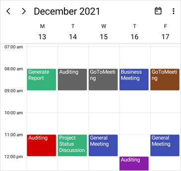 Creating and Binding Custom Event Objects in .NET MAUI Scheduler