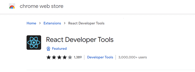 React Developer Tools Chrome Extension