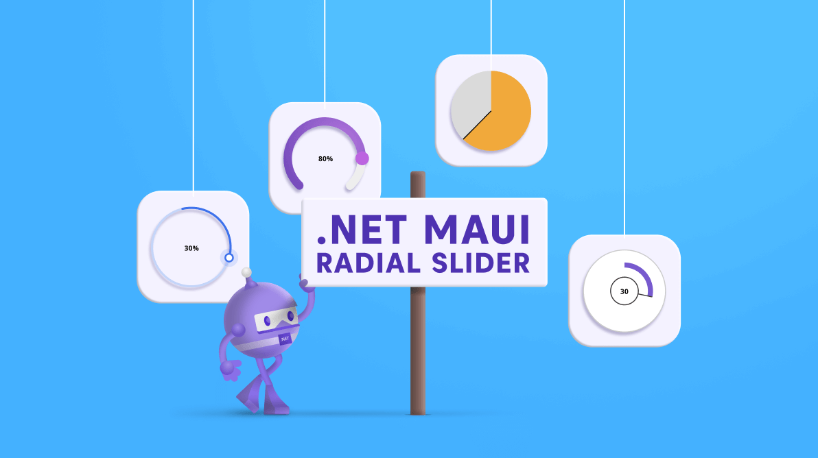 Design Different Styles of Radial Sliders Using the .NET MAUI Radial Gauge