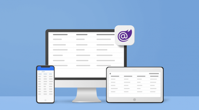 Experience the Adaptive UI Layout of Blazor DataGrid on All Devices