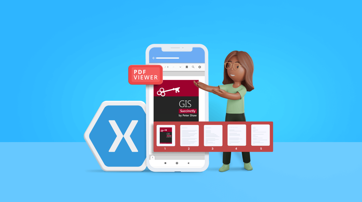 View PDF Pages as Thumbnails Using Xamarin.Forms PDF Viewer