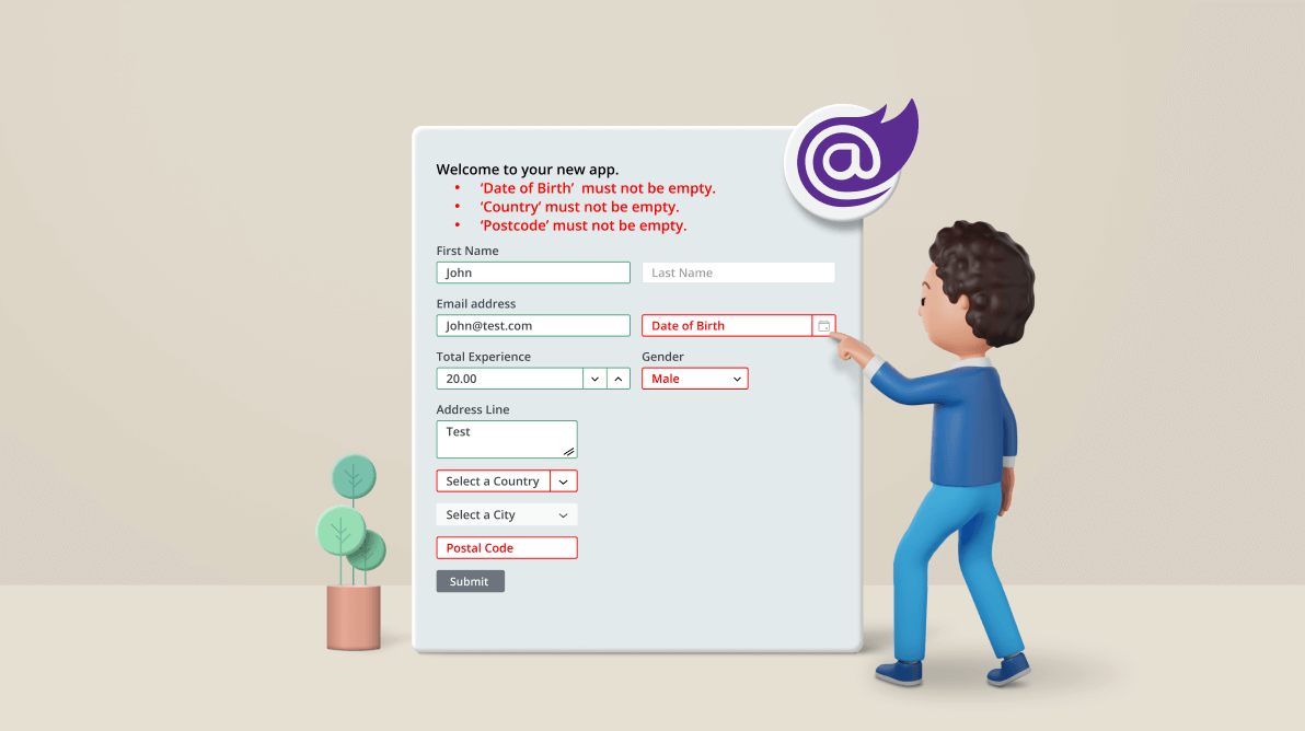 Create Edit Forms with FluentValidation and Syncfusion Blazor Components
