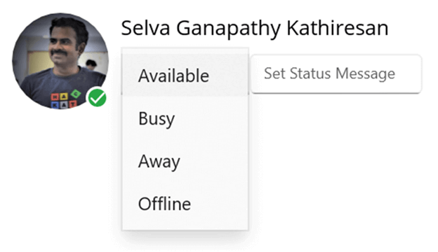 Showing Online Status on a Profile Picture Using .NET MAUI Badge View and Avatar View Controls