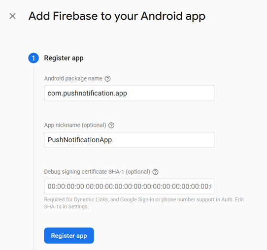 Add Firebase to your Android App