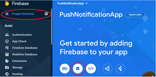 Integrating Firebase with the Android app