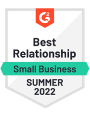 Mobile Development Framework Best Relationship Small Business Summer 2022 badge