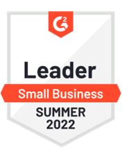 Mobile Development Frameworks leader small business summer 2022 badge
